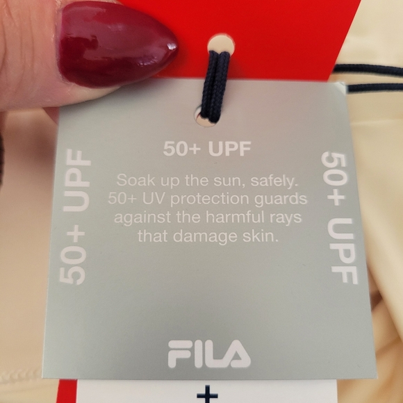 Fila Beige Pleated Tennis Skort. NWT size Large. - Picture 8 of 12